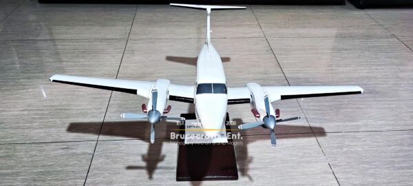 Model of Beechcraft Super King Air B200 with detailed craftsmanship.